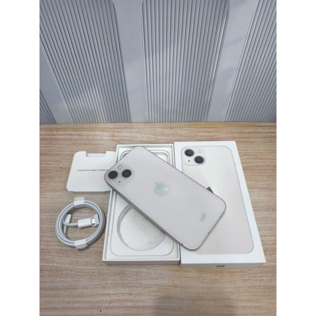 IPHONE 13 128GB RESMI IBOX PINK SECOND FULLSET ORIGINAL