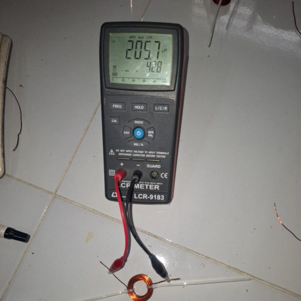 coil lilitan crossover pasif 0,20mh 0,8mm