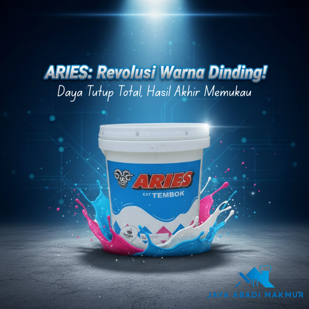 Aries Cat Tembok Interior Ekonomis 20  kg  - Cat Dinding Murah Cepat Kering