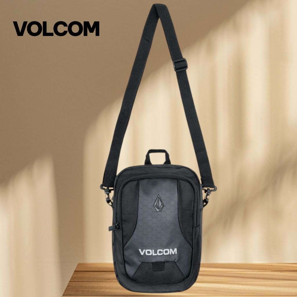 TAS VOLCOM SLINGBAG VOLCOM TAS SELEMPANG VOLCOM SLING BAG VOLCOM PREMIUM LOGO BESI