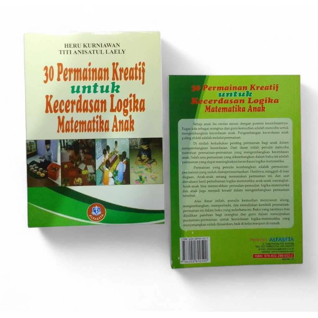 30 Permainan Kreatif untuk Kecerdasan Logika Matematika Anak - Alfabeta
