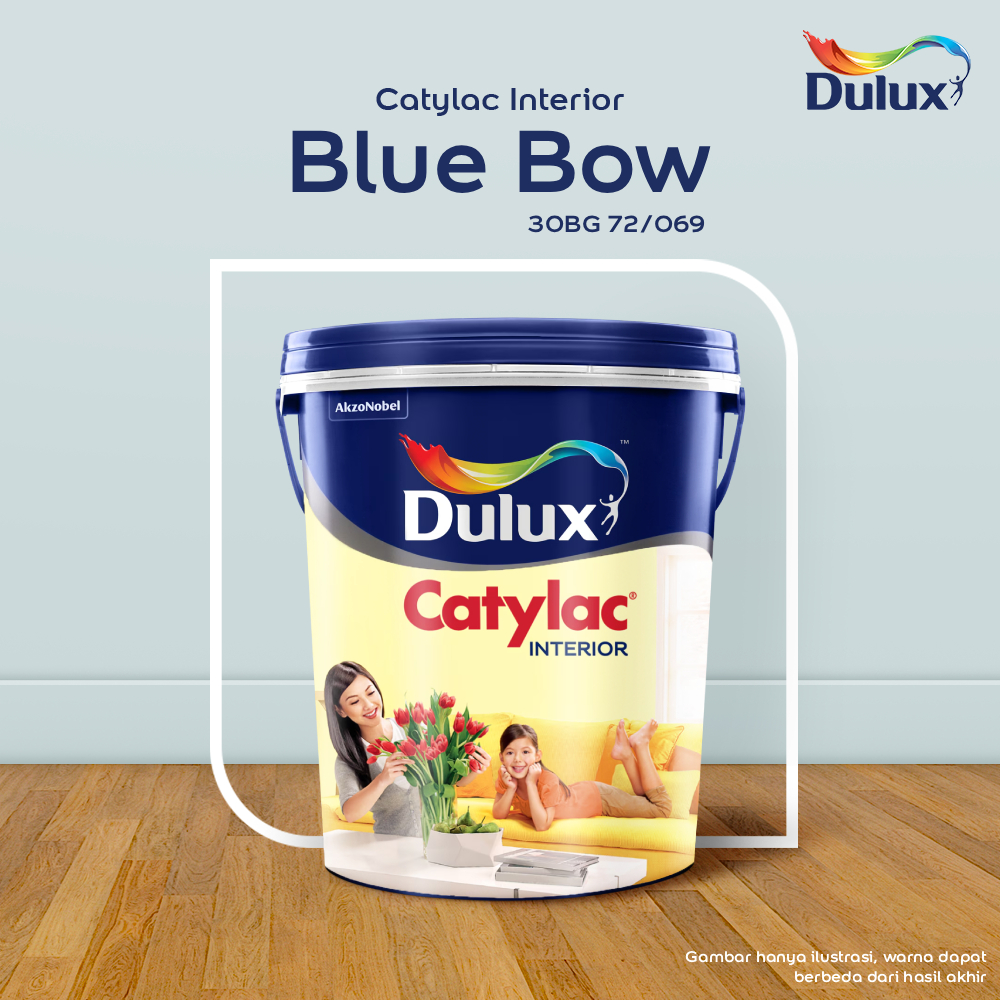 DULUX CATYLAC INTERIOR BLUE BOW (30BG-72/069) 25KG CAT TEMBOK DULUX CATYLAC INTERIOR