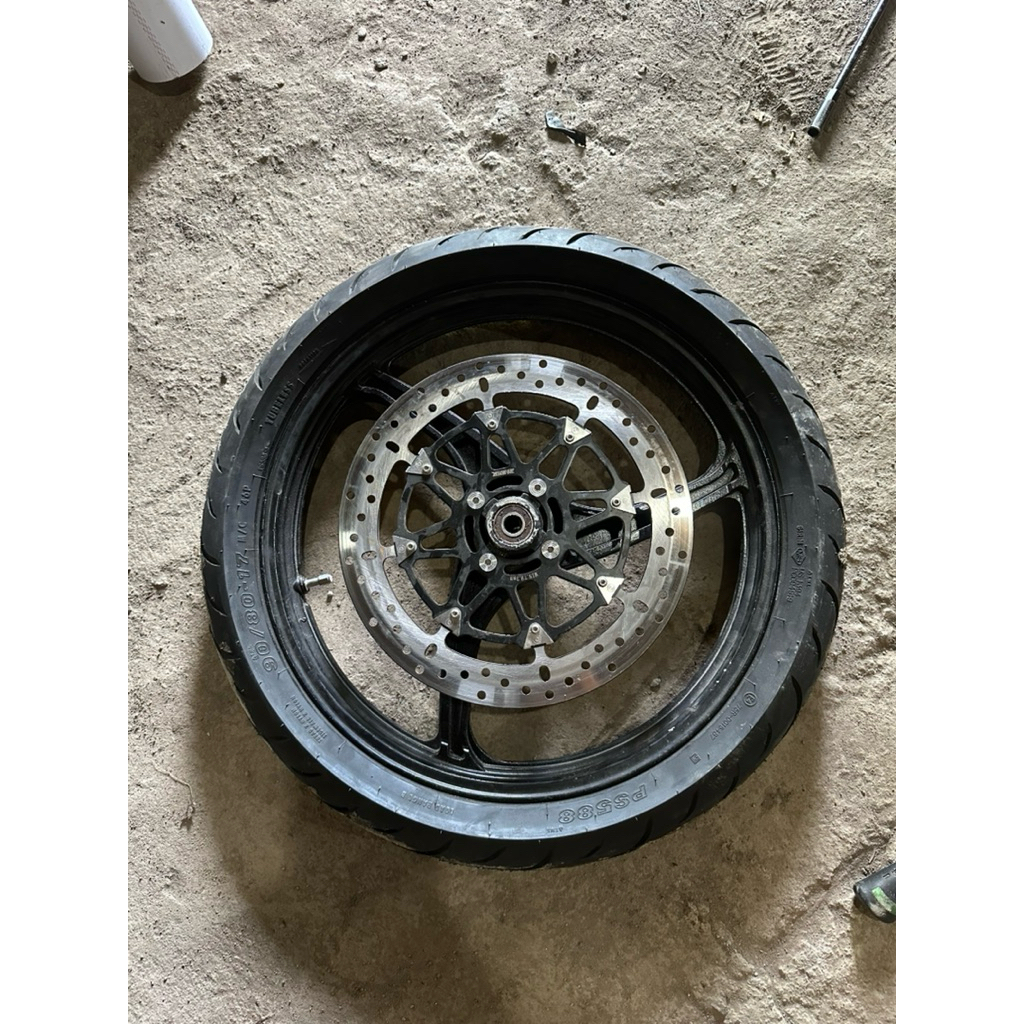 velg racing noz pnp yamaha r15 + ban,disc