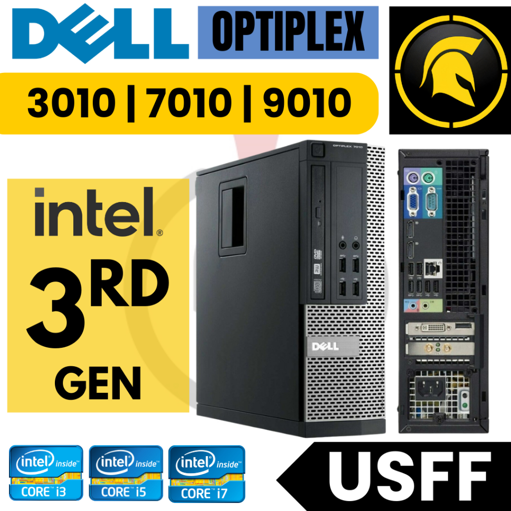 Dell 7010 / 9010 USFF Optiplex Mini PC Core i3 / i5 / i7 Gen 3 Not SFF