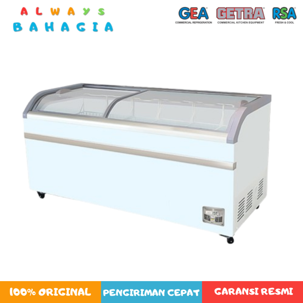 GEA SD-700BY SLIDING CURVE GLASS FREEZER PREMIUM | 700Liter