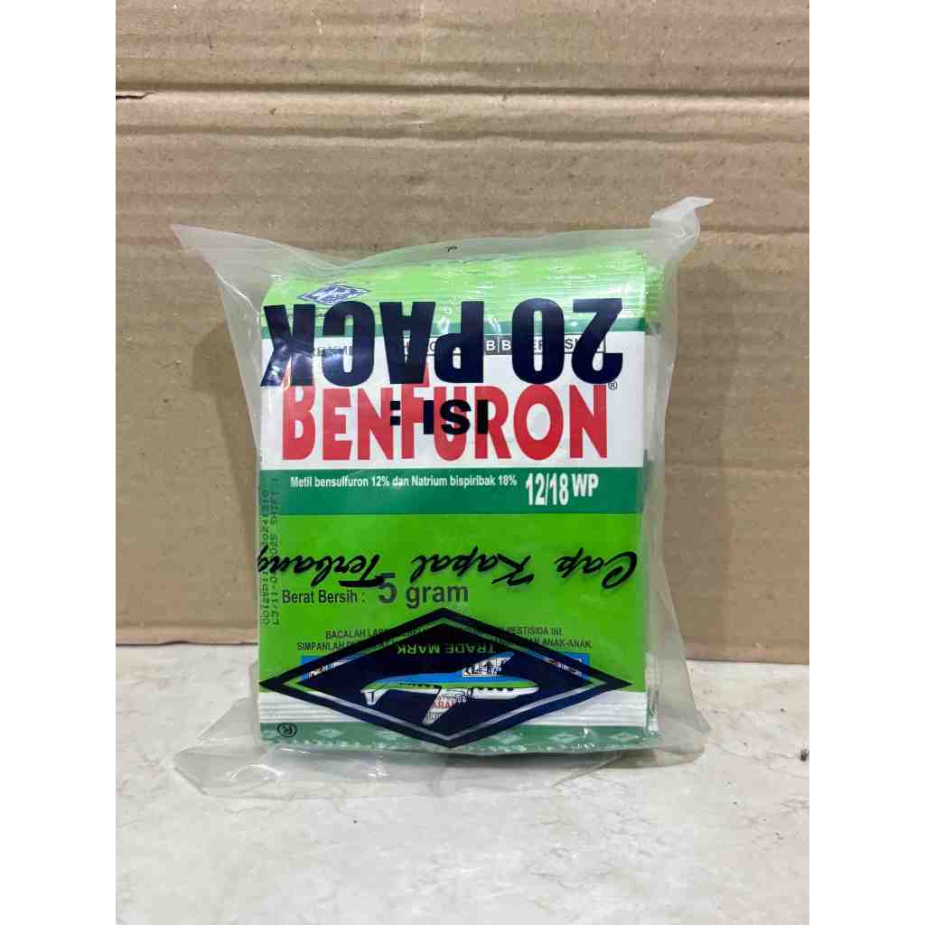 BENFURON 12/18 WP 100 gram HERBISIDA Racun Rumput Sawah