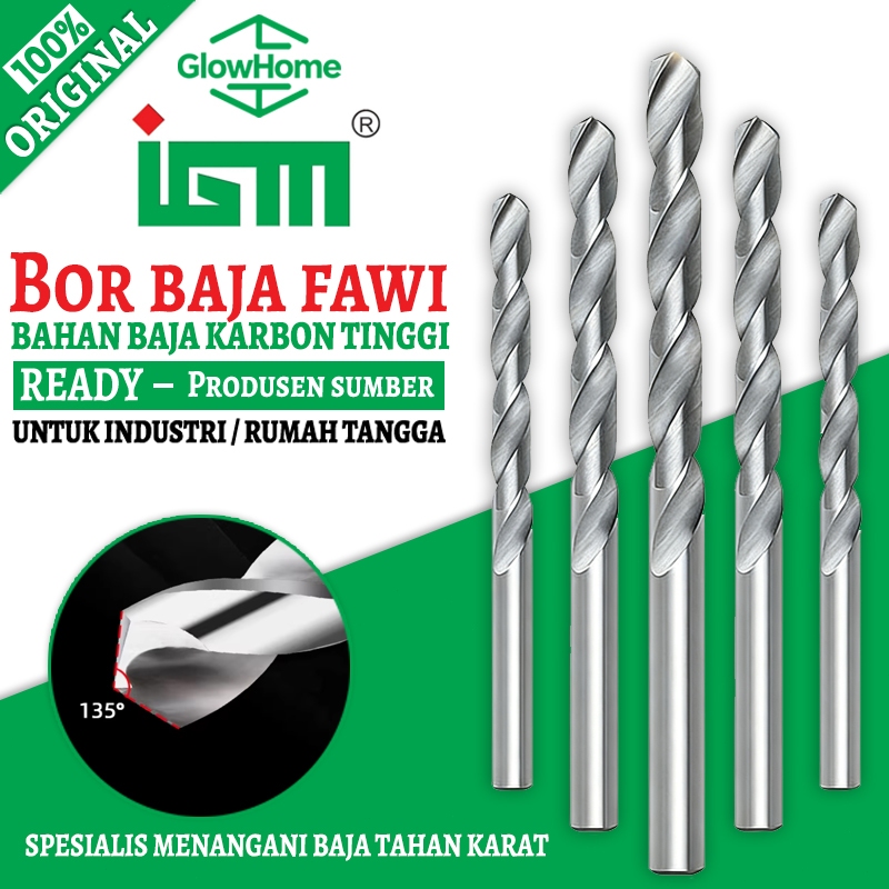 [2026 READY] Bor Baja Heavy Duty Bahan Baja Karbon Tinggi Mata Bor Tahan Panas untuk Pengeboran Baja