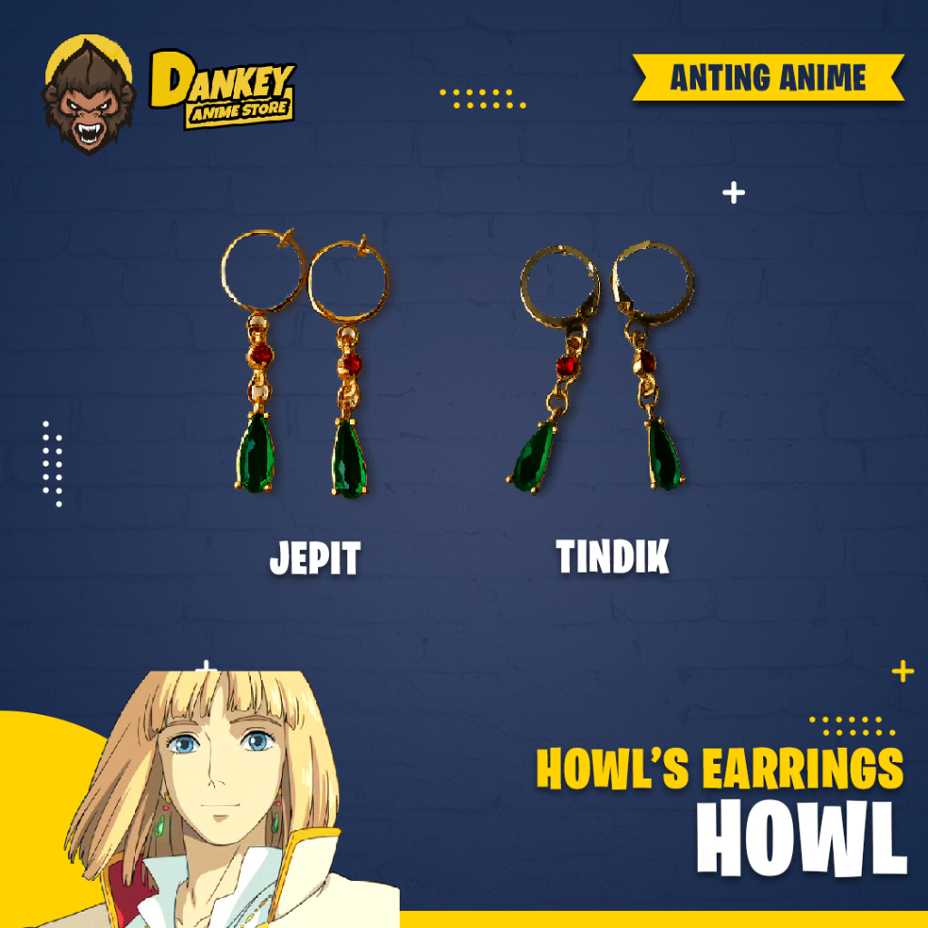 Anting Howl Cosplay Anime Howl's Moving Castle