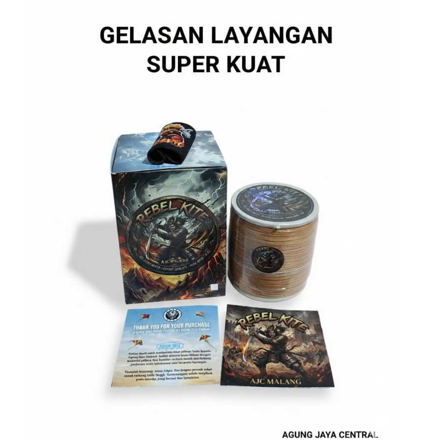GELASAN LAYANGAN SAMURAI 1600 YARD UNTUK ADU LAYANGAN BENANG KUAT TAJAM DAN TAHAN PUTUS