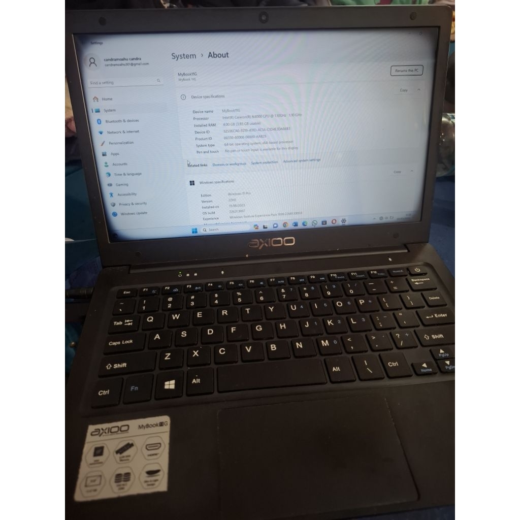 MESIN MOBO AXIOO MYBOOK 11G