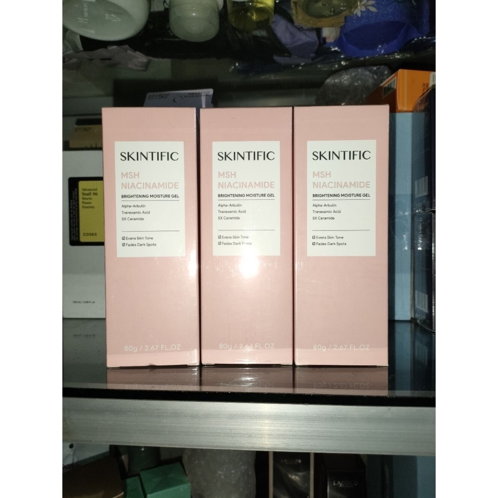 SKINTIFIC MSH Niacinamide Brightening Moisturize Gel Moisturizer 80gr