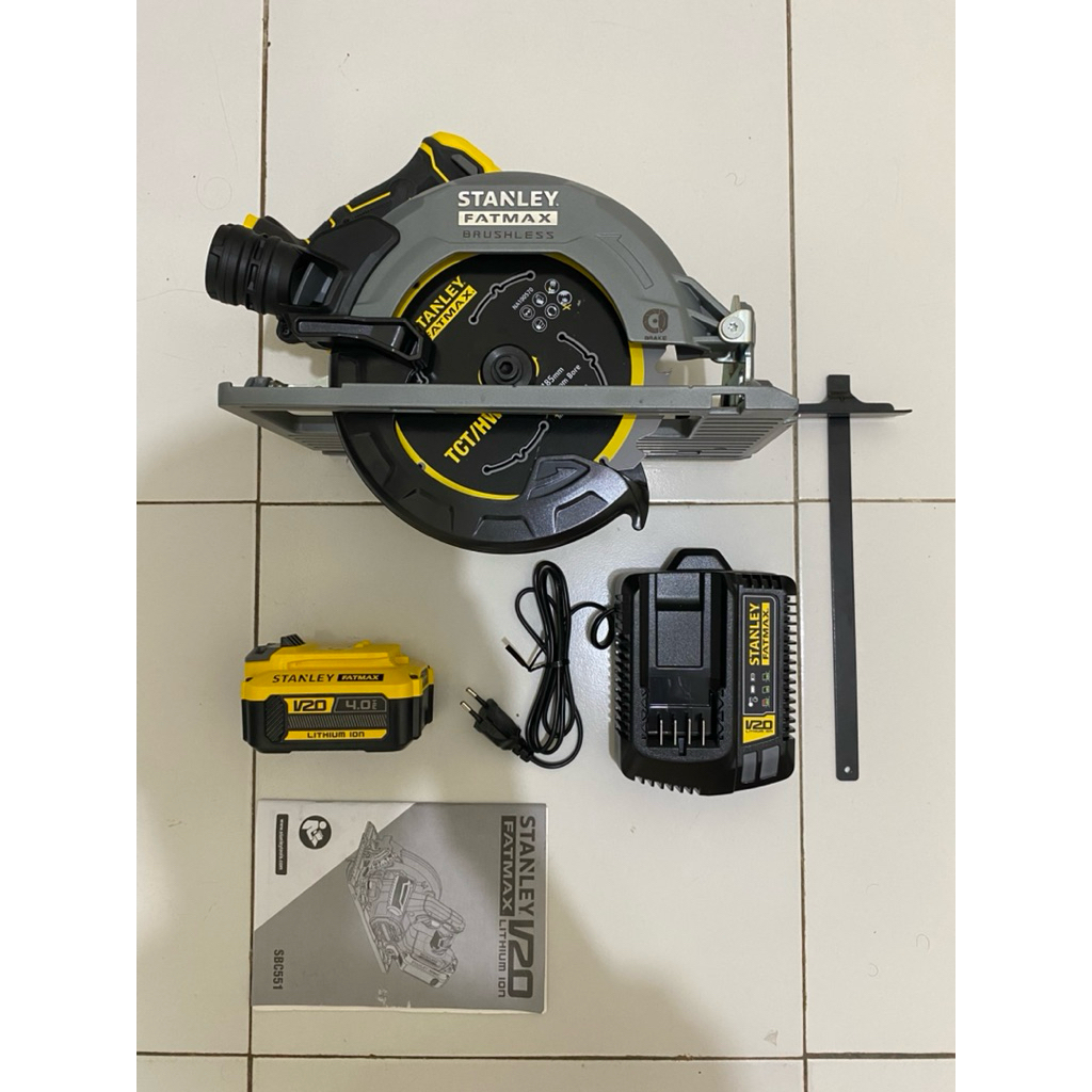 STANLEY FATMAX CORDLESS CIRCULAR SAW / MESIN POTONG KAYU