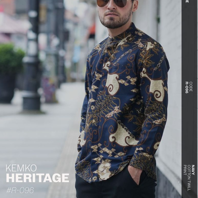 Samase Kemko R096 Koko Batik Pria Dewasa Lengan Panjang