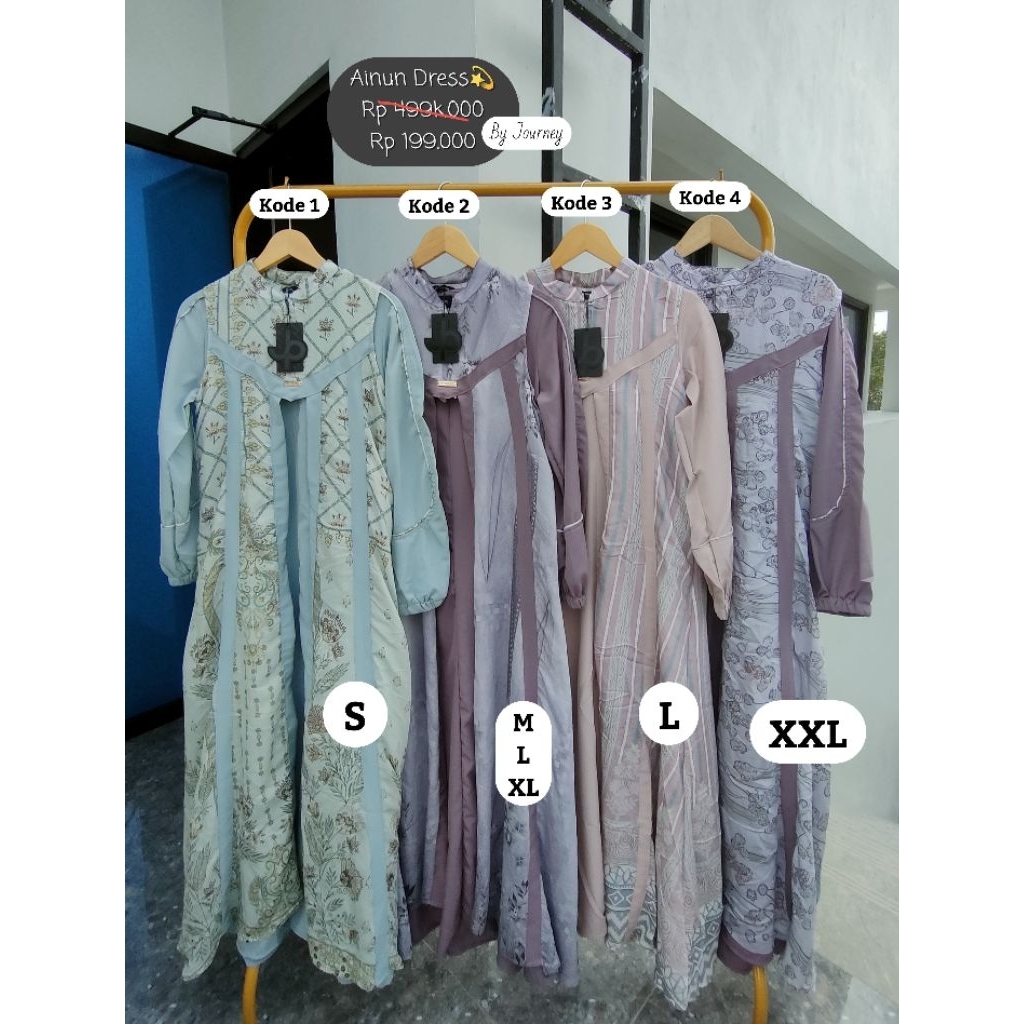 Gamis Ainun Dres by Journey original terbaru