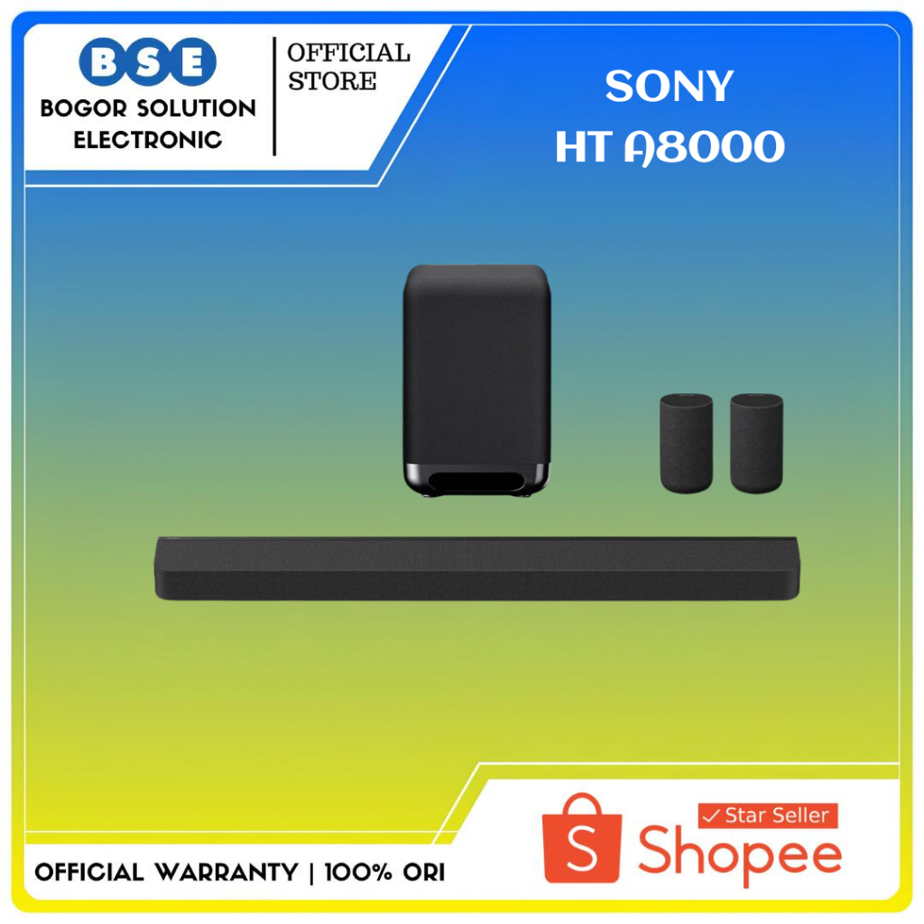 SONY HT-A8000 Soundbar Dolby Atmos 5.0.2ch w Wireless SubWoofer SONY HT A8000