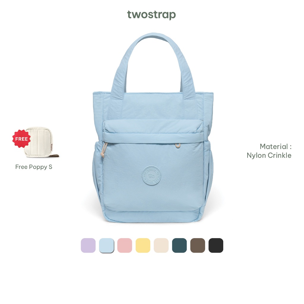 TWOSTRAP - Allie Totepack - Totebag Backpack Wanita Laptop 15 Inch