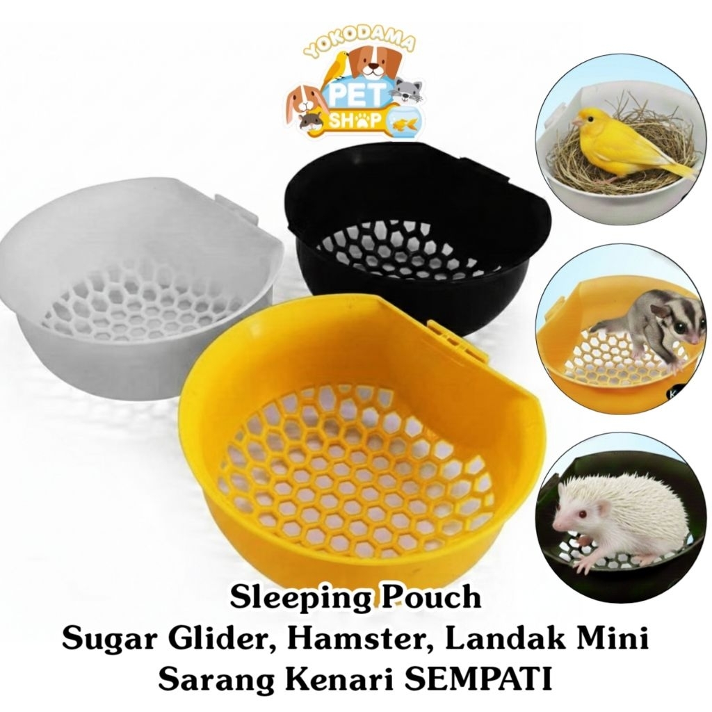 Sleeping Pouch Sugar Glider, Hamster, Landak Mini | Sarang Kenari SEMPATI