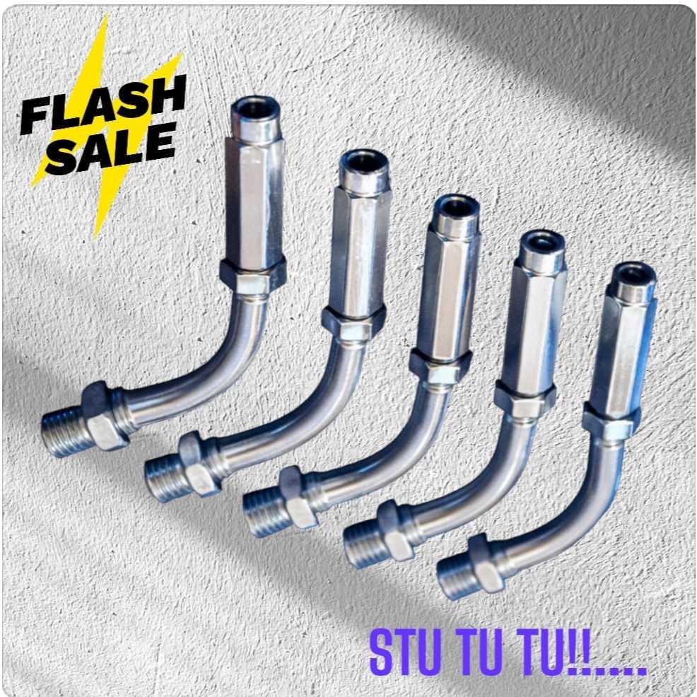 L GAS STELAN GAS SPONTAN UNIVERSAL STELAN GAS FULL CNC WARNA CHROME STUTUTU