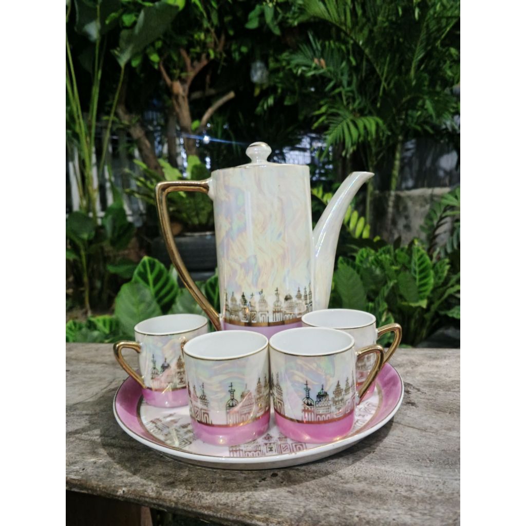 Set Teko Cangkir Keramik Jepan