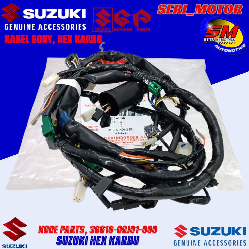 Kabel Body Suzuki Nex Karbu Original Sgp 36610-09J01-000