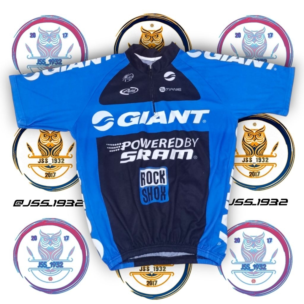 Jersey Sepeda GIANT MTB ROAD BIKE Kit Murah Retro Vintage Rare Blokecore Olahraga Bersepeda / Cyclin
