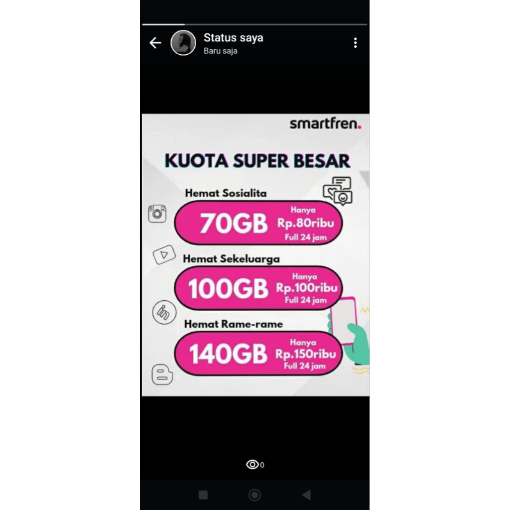 Kartu+kuota smartfren