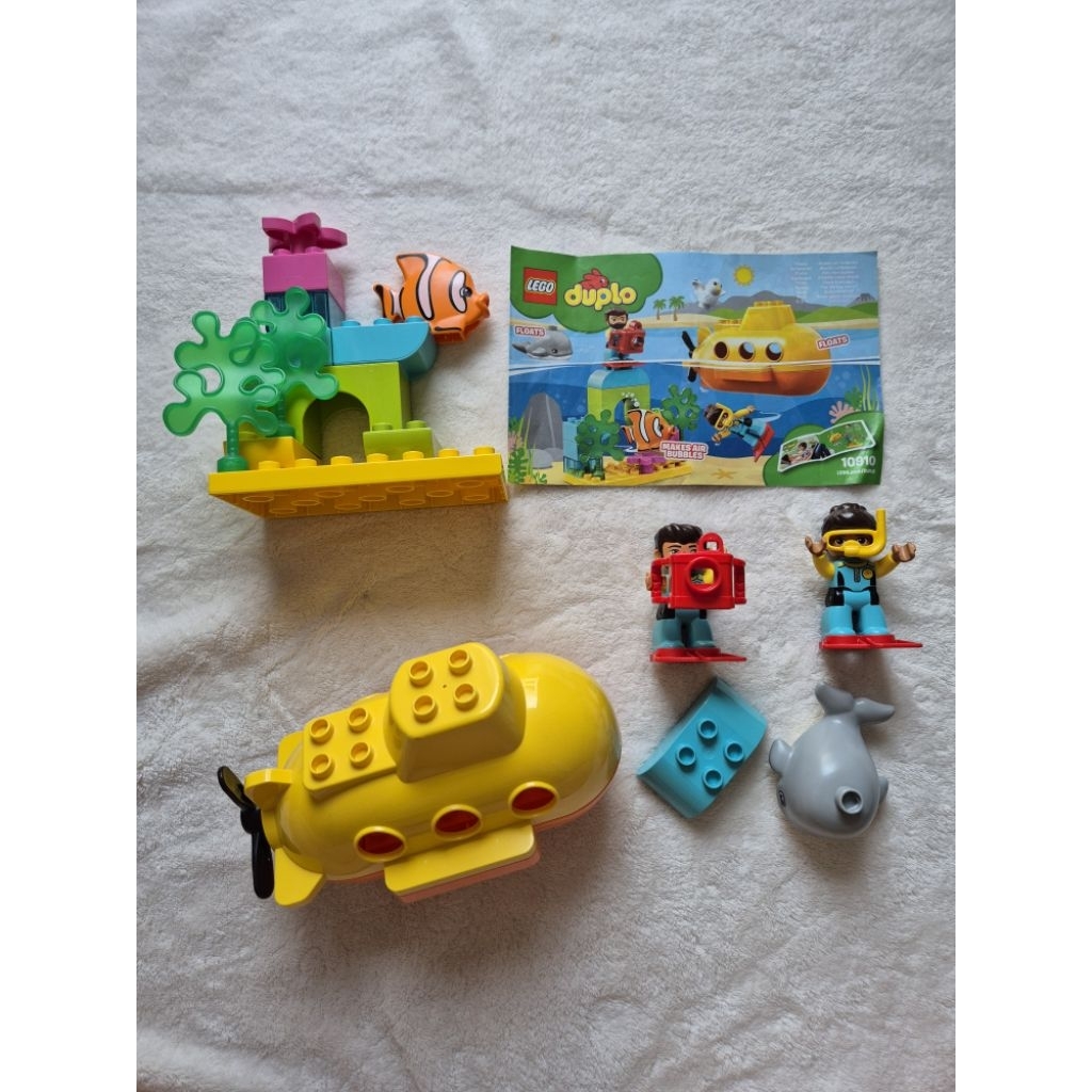 lego duplo 10910 preloved submarine kapal selam mainan lego bricks