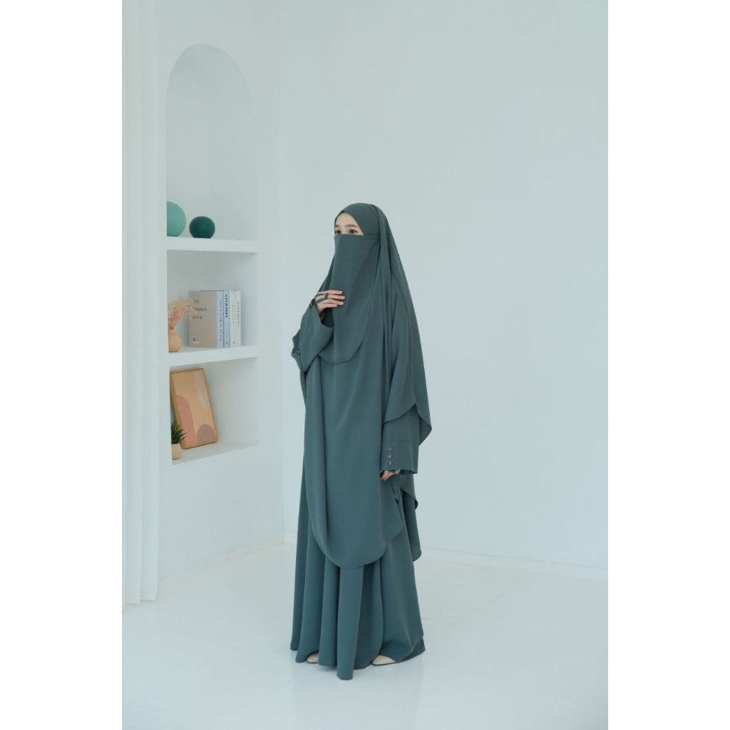 GAMIS SET CADAR ZUYYINA HANIFAH MUSLIMAH | GAMIS SET SYARI DEWASA | GAMIS SYARI | GAMIS POLOS | ABAY