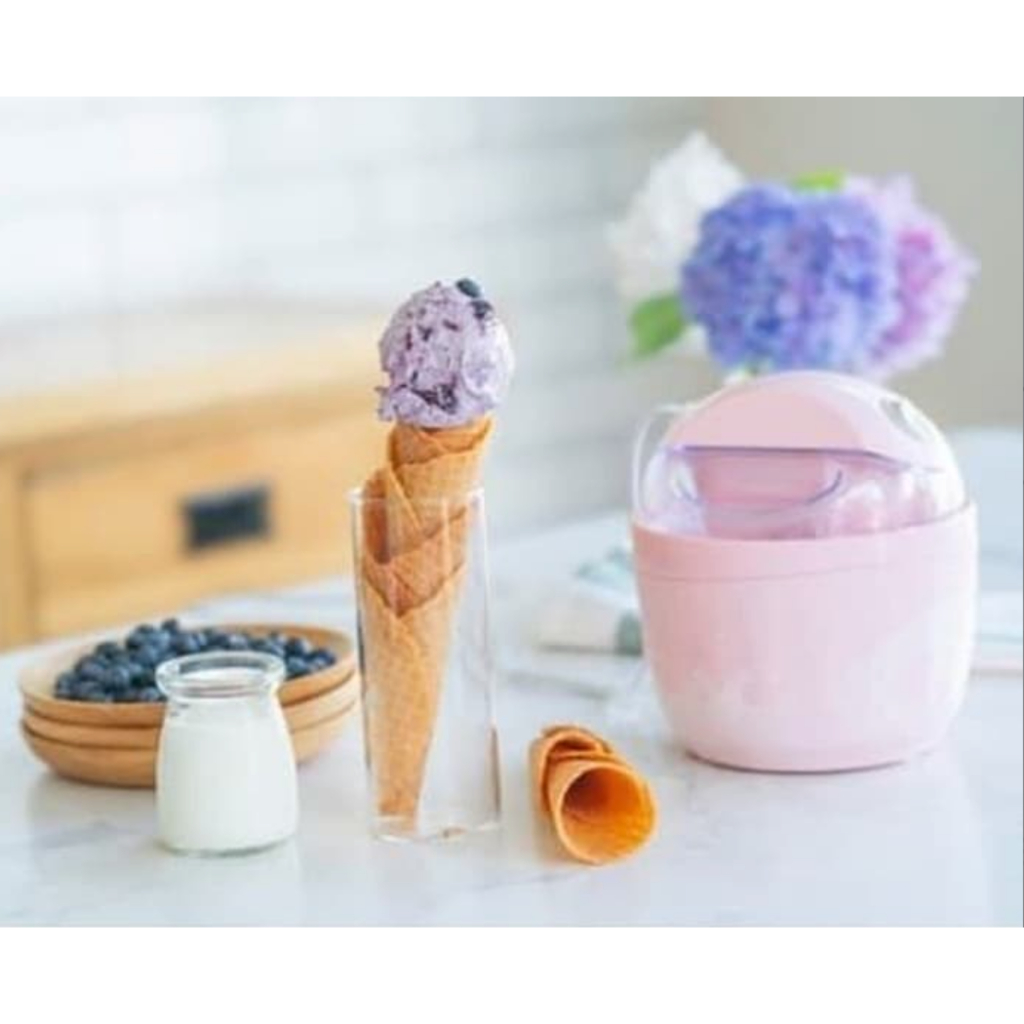 Ice Cream Maker Portable Mesin Pembuat Es Krim Yogurt Alat Serbaguna