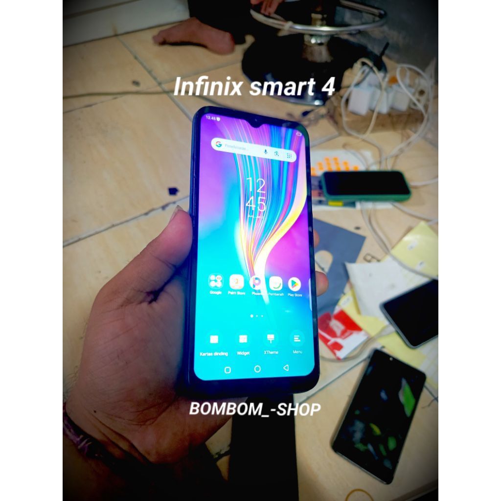 Infinix smart 4 hp second ram 2/32 minus gak ada suara kalau pake hedset  ada suara