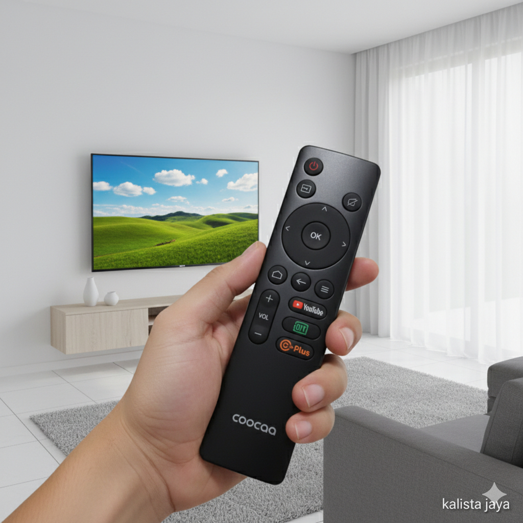REMOTE REMOT SMART TV COOCAA YOUTUBE IQIYI PLUS ORIGINAL