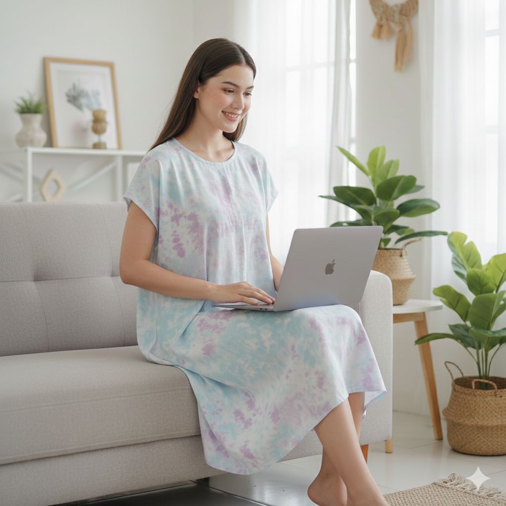 dress wanita panjang murah kekinian