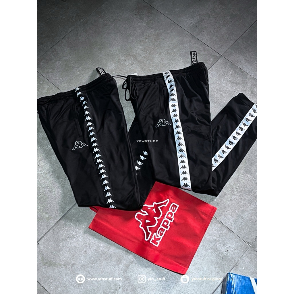 Track Pants Kappa Celana Black - ( BNWT ) New Original