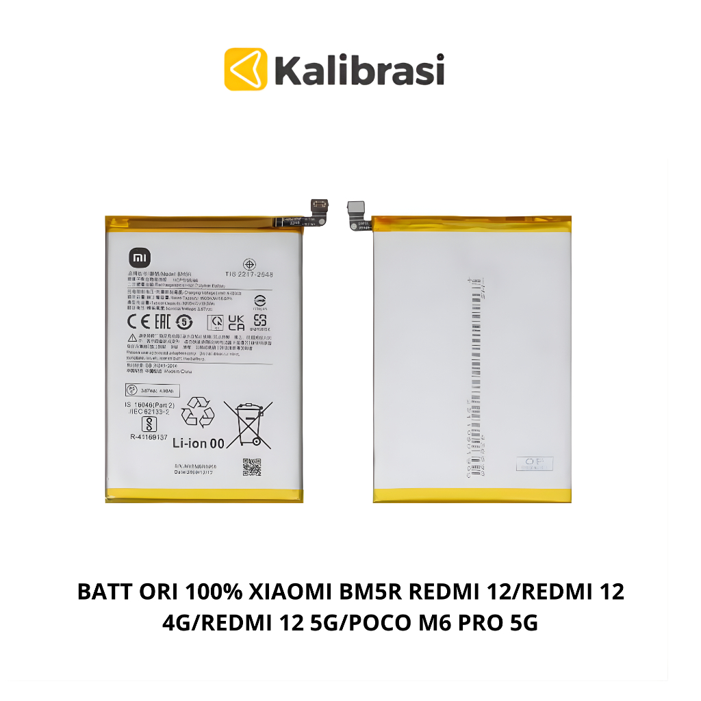 BATT  XIAOMI BM5R REDMI 12/REDMI 12 4G/REDMI 12 5G/POCO M6 PRO 5G