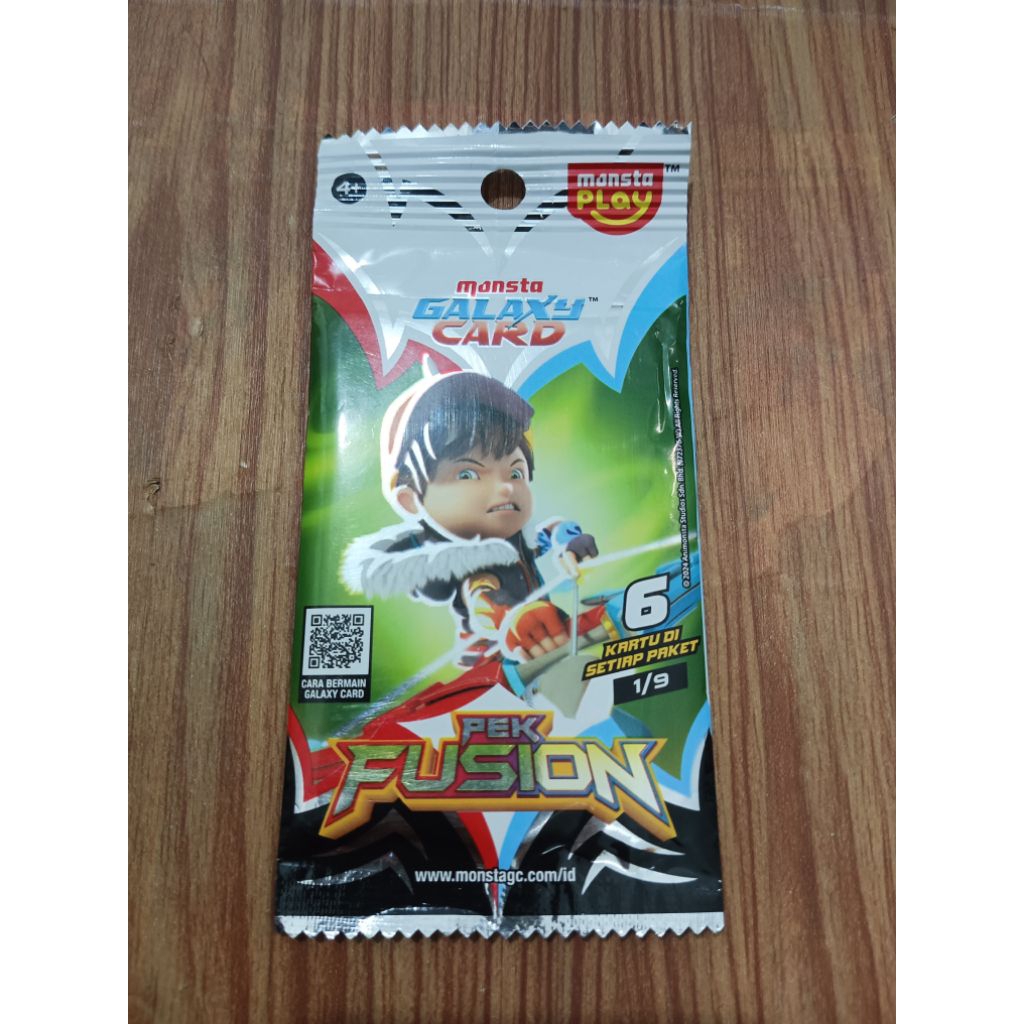 Boboiboy Monsta Galaxy Card Indonesia - Pek Fusion