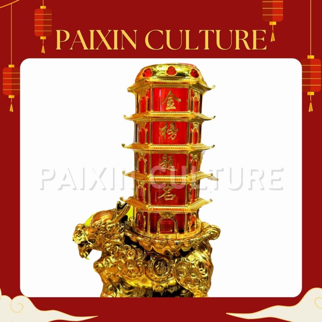 Lilin Jelly Pagoda Kilin Sembahyang / Lilin Sembahyang Motif Kilin | 3 Hari, 5 Hari, 7 Hari QLT
