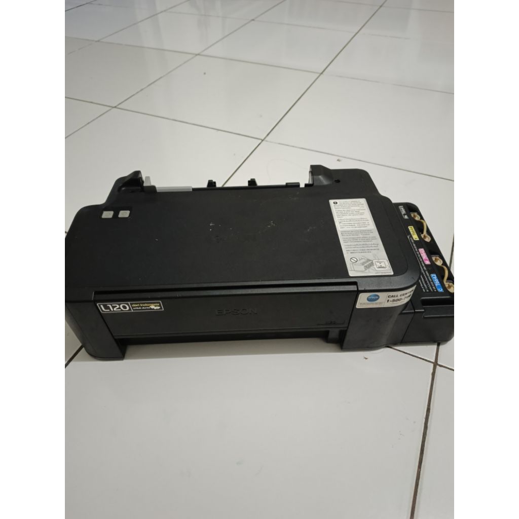 Printer Epson L120 L121 L210 L110 L300 L310 L1110 bekas / second / tanpa head / harus pasang head du