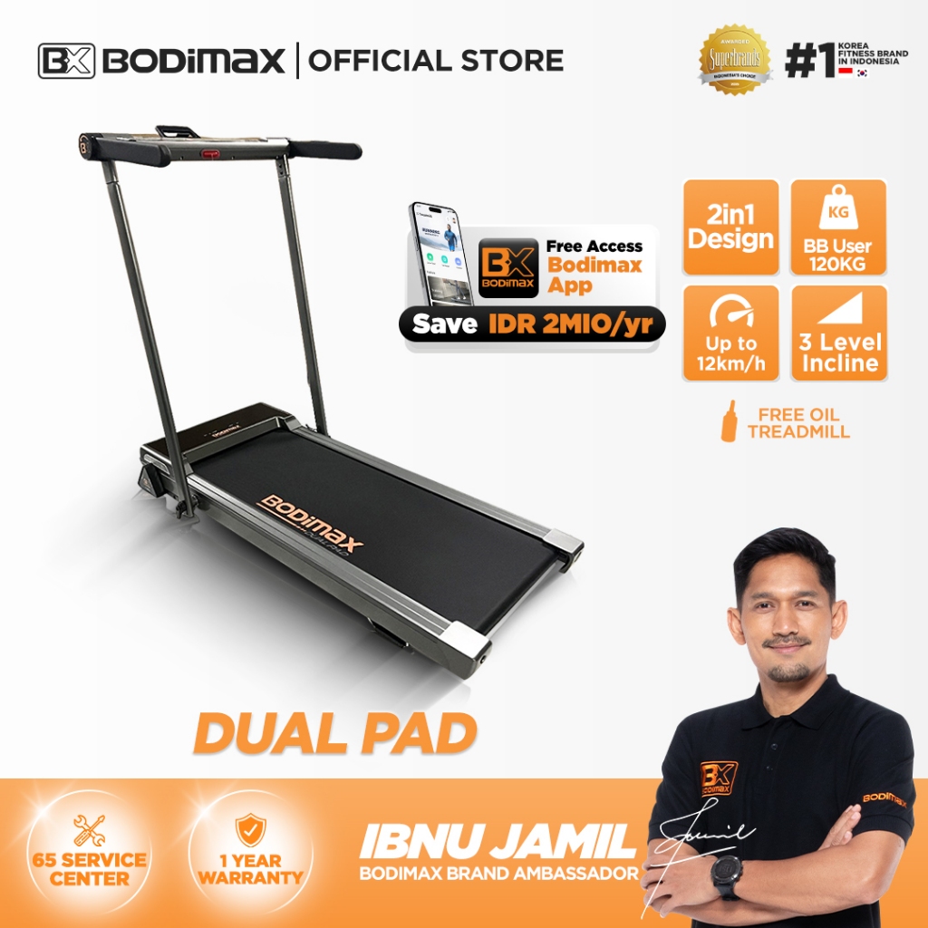 Bodimax Dual Pad / Running pad [new upgrade]