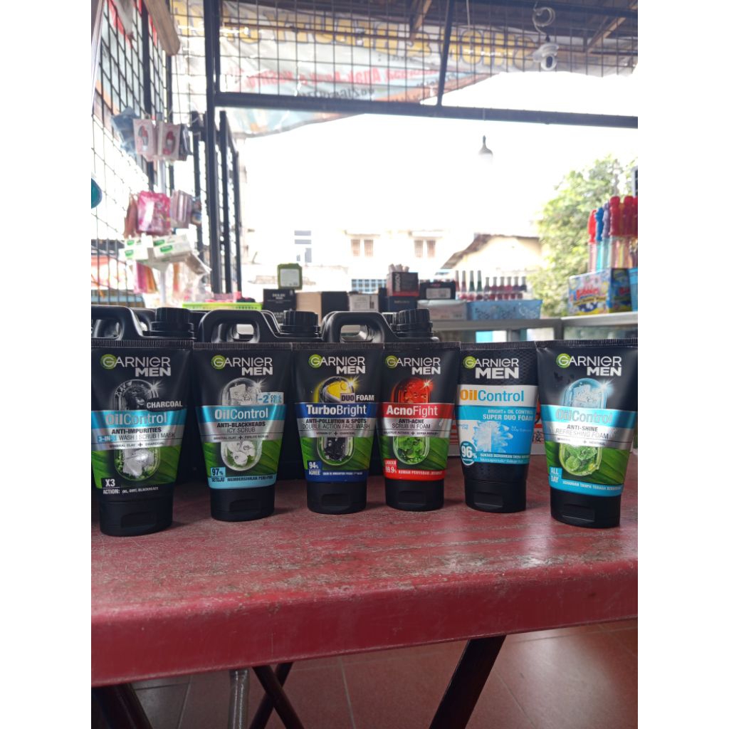 GARNIER MEN FACIAL FOAM 100ML-SABUN CUCI MUKA PRIA