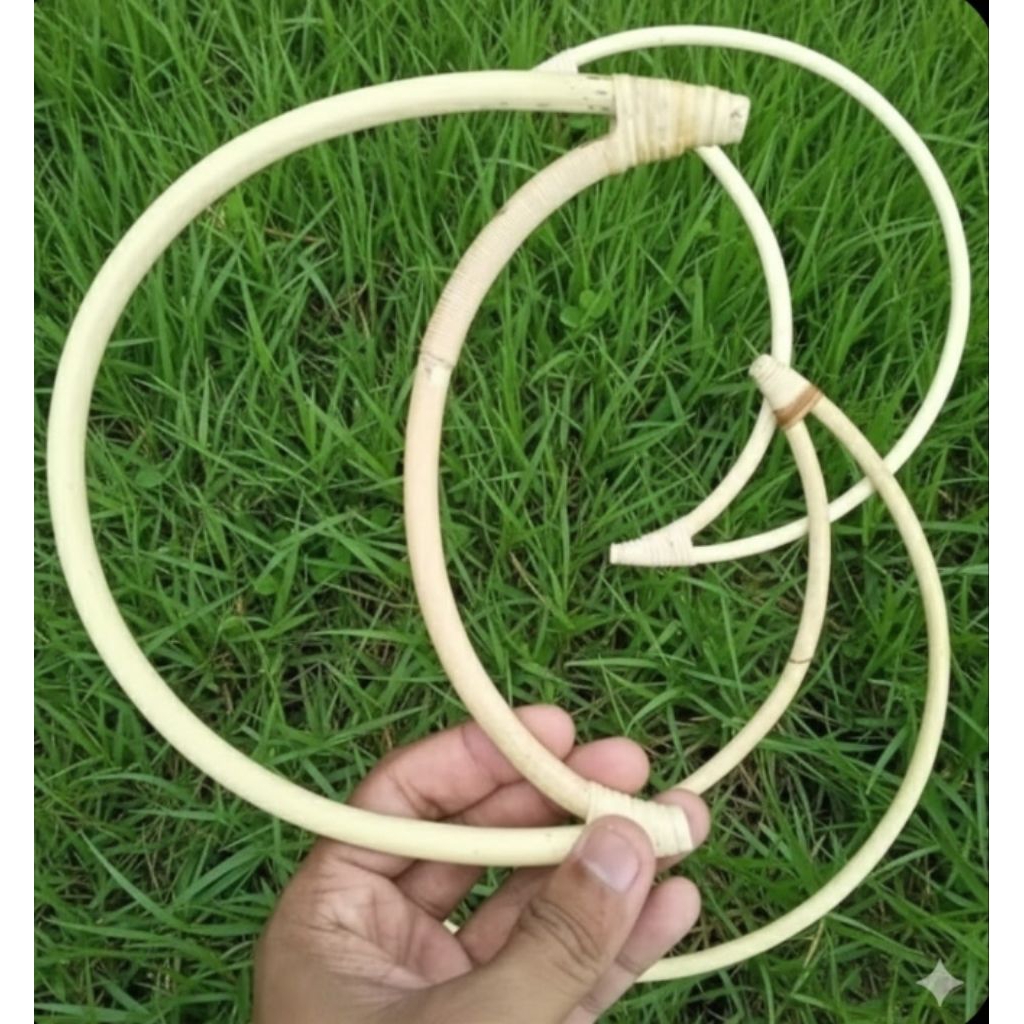 rotan model bulan sabit 30cm