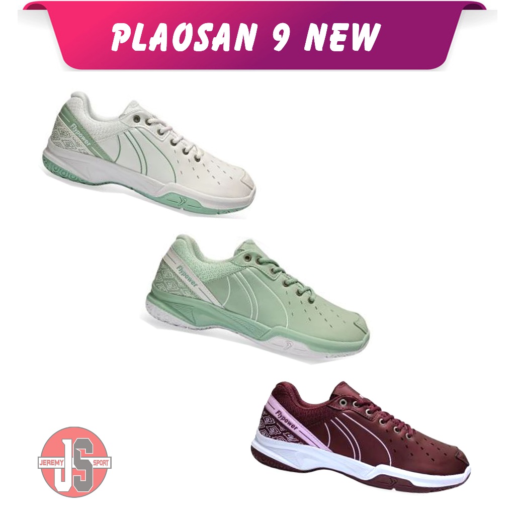 Sepatu Badminton Terbaru Flypower Plaosan 9 New