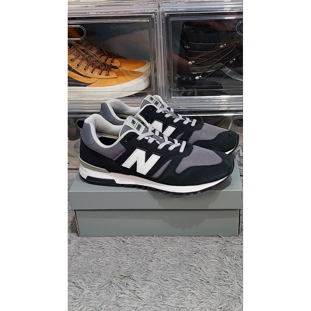 New Balance 565 Men's Black Grey Reflective size 45
