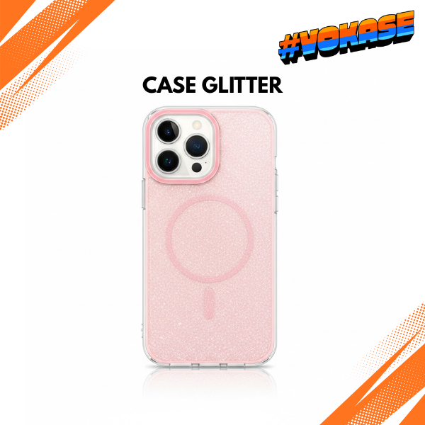 casing gliter iphone 11 - 16 / casing estetik warna pastel /soft case gliter / GLITER