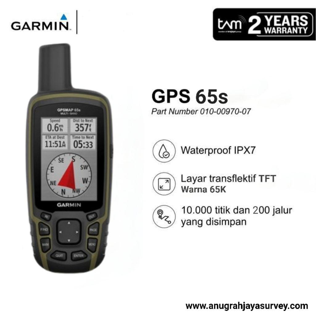 Gps Garmin 65s Bekas / Gps Garmin 65s