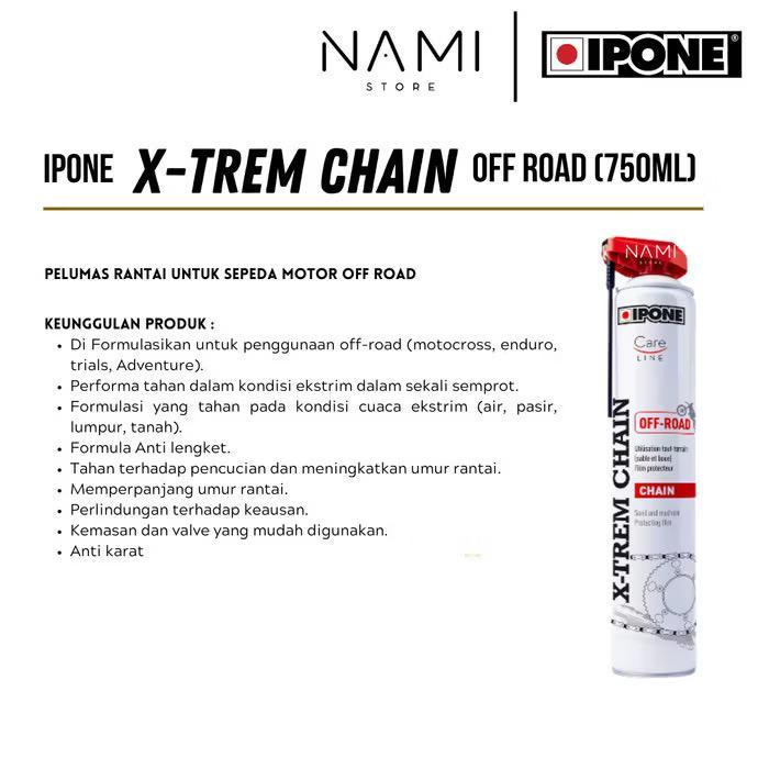 IPONE Care Line X-Trem Chain Off-Road 750ML |Chainlube Ipone |Ipone