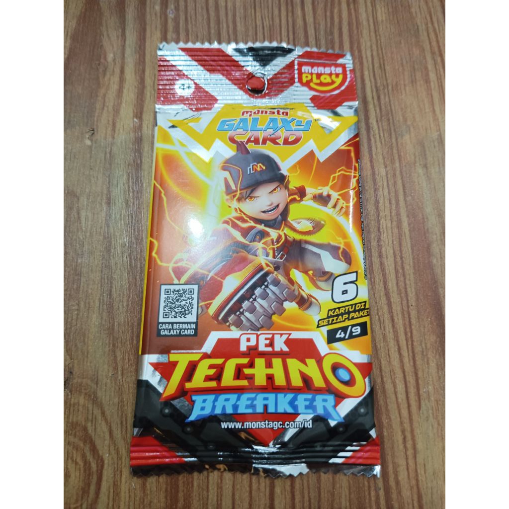 Boboiboy Monsta Galaxy Card - Pek Techno Breaker