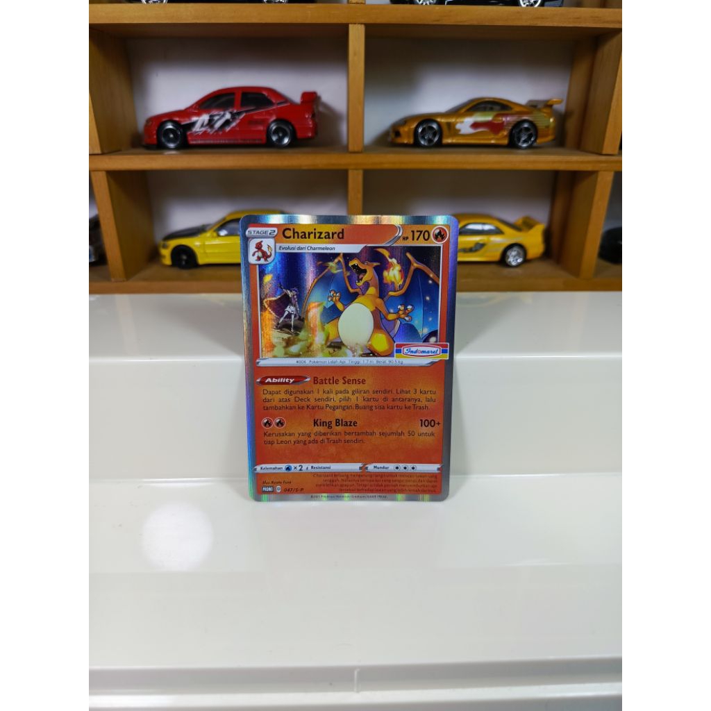 kartu pokemon indonesia tcg charizard indomaret promo