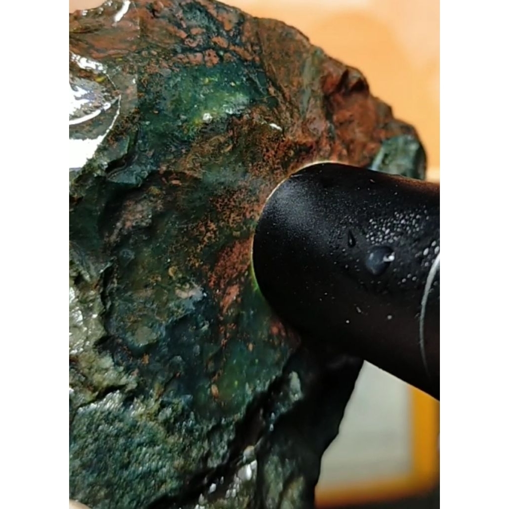 NS 23 - 4,5 Ons - Batu NOGOSUI / BLOOD STONE / Bercak Darah - Klasik Multi Warna