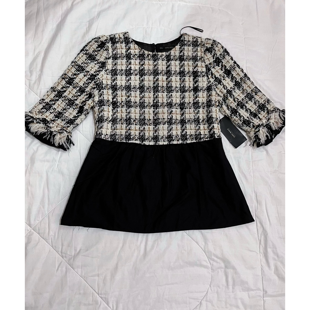 ZARA Blouse Tweed