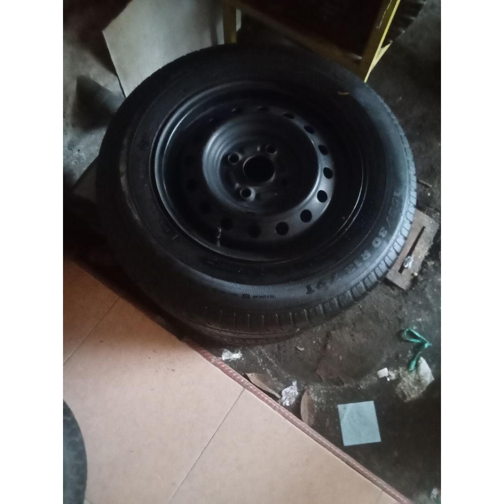 VELG KALENG ORI SIGRA RING 13 PCD 100 KOMPLIT BAN TEBAL.